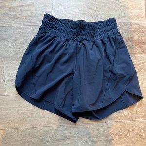 Lululemon Tracker Short, Navy Blue, 5" length, Size 4